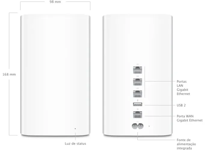 Roteador Wi-Fi Apple Airport Extreme A1521