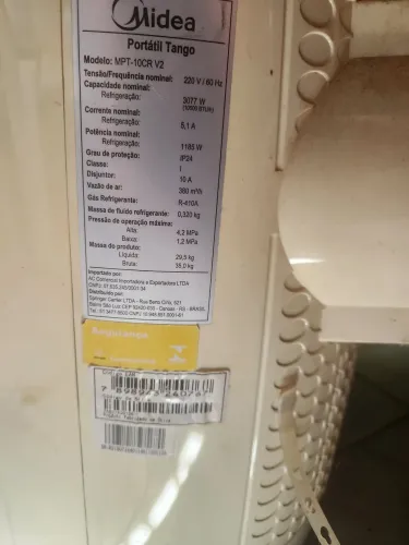 Ar condicionado 10.500 BTUs 