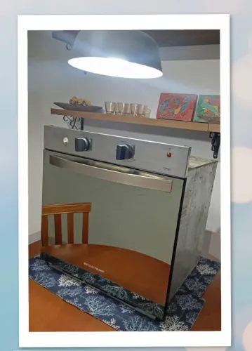 Vendo forno de embutir a gás; Brastemp; Seminovo;