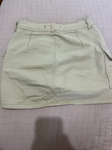 Saia Cargo Bege Feminina Nova Tam. 36 - R$ 45,00