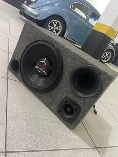 Caixa trio dutada Bomber Upgrade + Tweet JBL + Corneta Selenium + Módulo Taramps 800