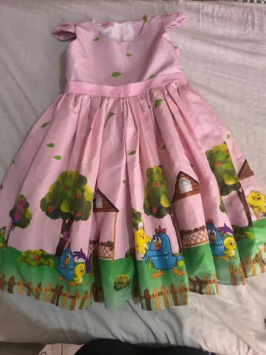 Vestido galinha pintadinha