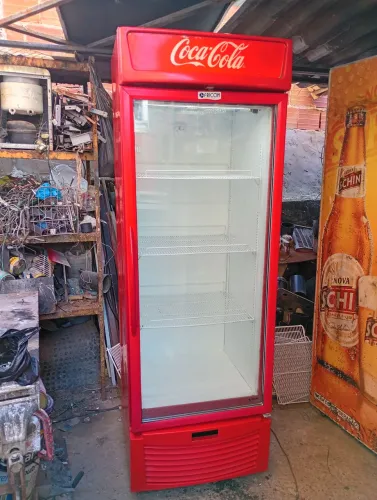 Freezer refrigerador expositor, aceito cartão 