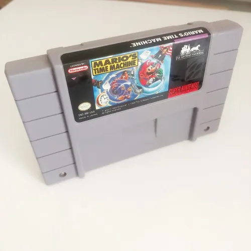 Mario Time Machine Super Nintendo 