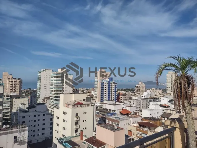 Cobertura penthouse com varanda vista mar e lazer na região do Aquário na Praia da Enseada