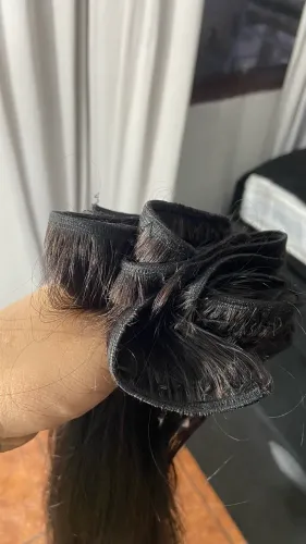 Mega Hair indiano de 220g 65 cm já tecido