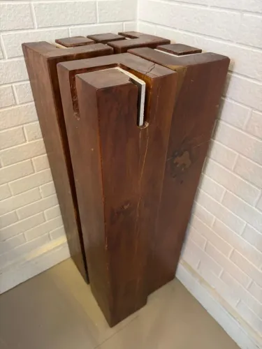 Pés de madeira maciça para mesa
