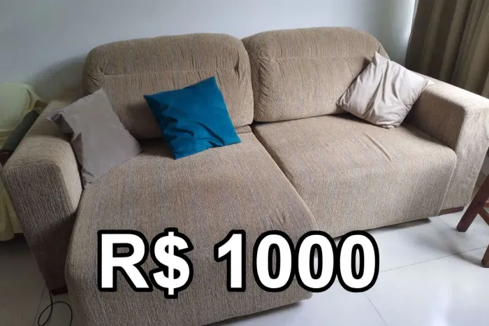 Sofá retrátil novo