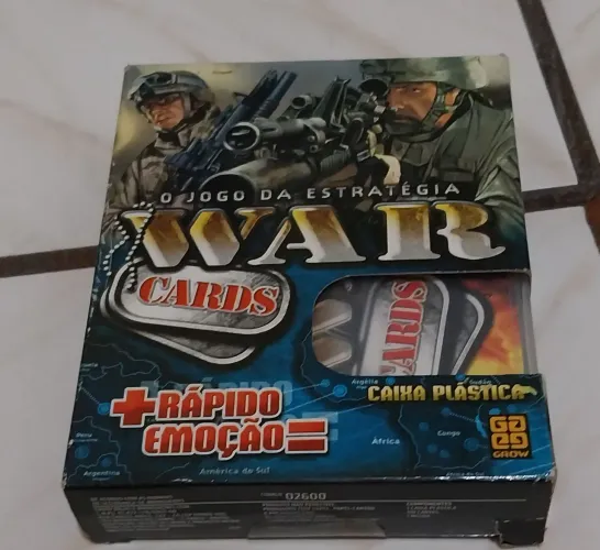 War Card jogo da estratégia