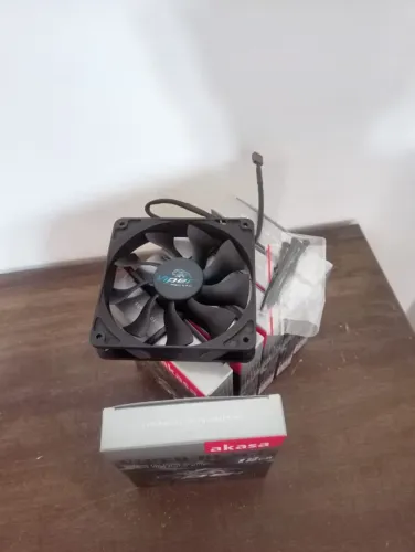Cooler Fan Akasa Viper 120mm - Preto - 6 unidades