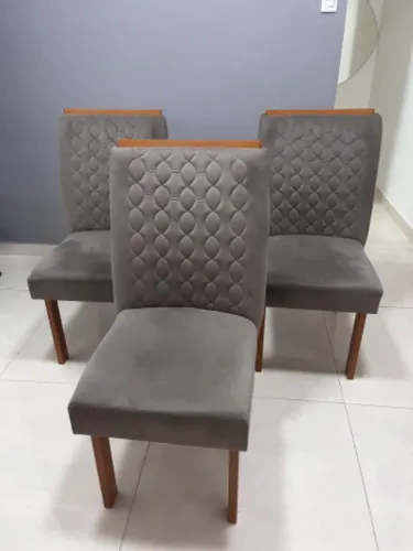 Conjunto 6 cadeiras mesa de jantar