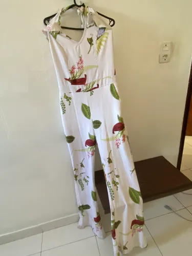 Macacão Feminino Longo Floral - Fresco e Elegante 