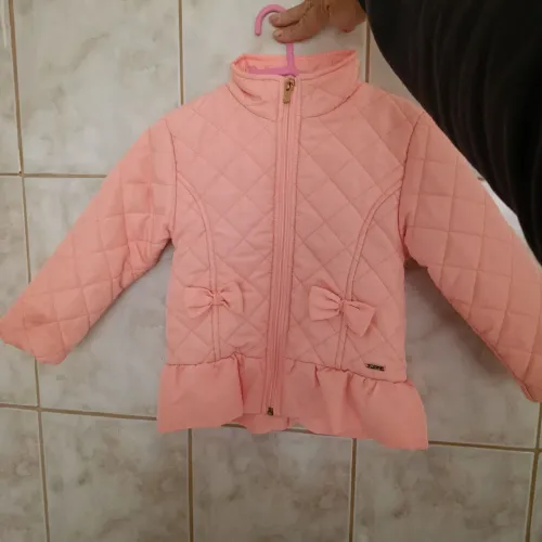 Jaqueta quentinha menina 3 anos