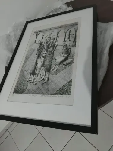 Quadro de artes gravura