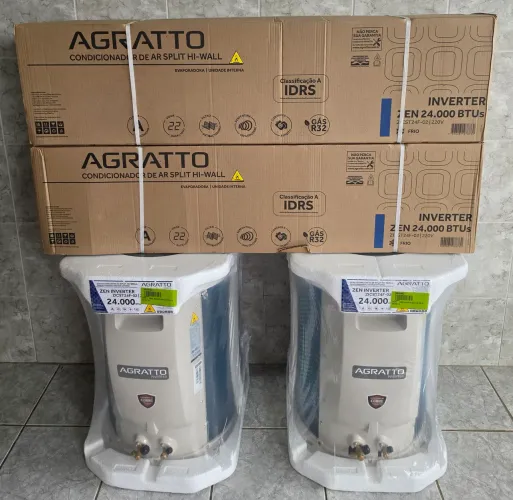 AR-CONDICIONADO AGRATTO ZEN 24.000 MIL BTUS INVERT COM