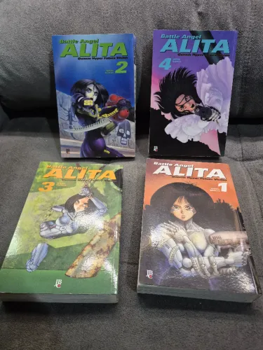 (Mangá) Battle Angel Alita - Coleção completa 4 volumes - JBC