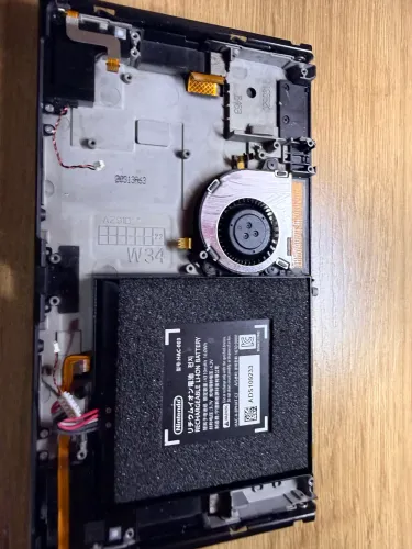 Tela completa Switch OLED com carcaça e bateria