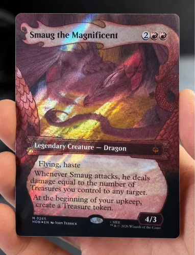 Smaug the impenetrable, Surge Foil dragon Hoard Mtg