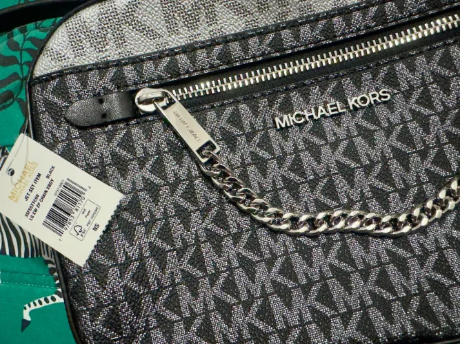 bolsa michael kors jet set crossbody preta