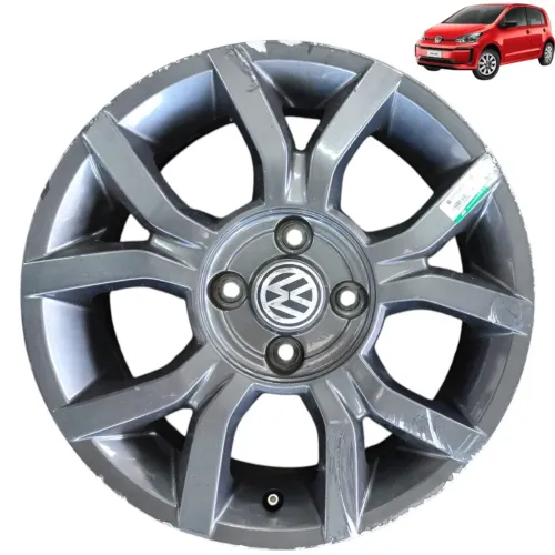 Roda avulsa aro 15 4x100 vw up 2016 2017 2018 2019 detalhe