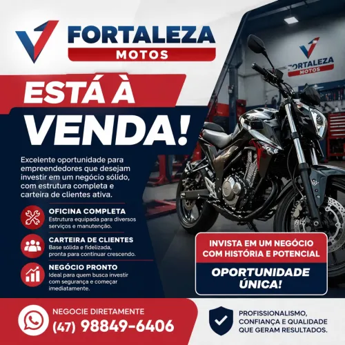 LOJA E OFICINA DE MOTOS A VENDA 