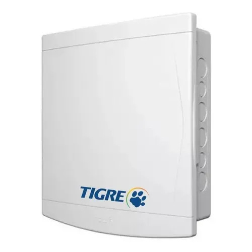 quadro de distribuição tigre para 18/24 disjuntores sem barramento