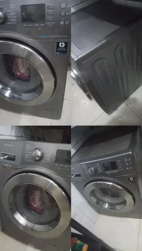 Lavadora lava e seca Samsung para retirada de peças.