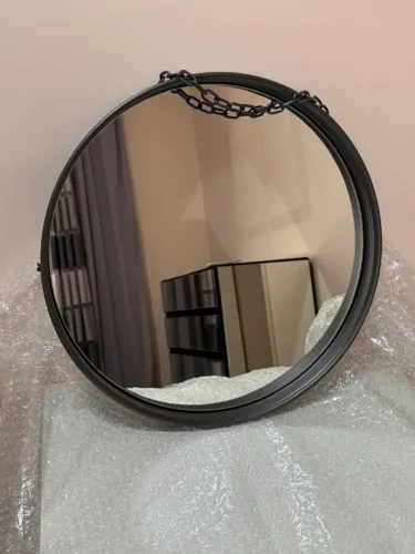 ESPEÇHO REDONDO 41CM DE PENDURAR C/ CORRENTE - TOK STOK