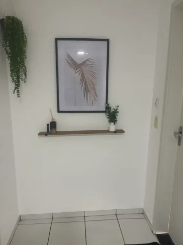 Lindo apartamento com portas 90 centímetros podendo passar cadeira de rodas