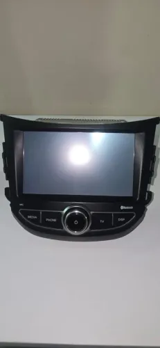 Central Multimídia com TV Hyundai HB20 MTXH500HBBR Original - NÃO LIGA, PARA CONSERTO