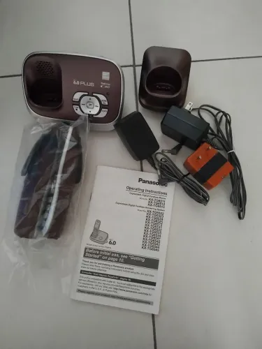 Telefone fixo, sem fio, Panasonic