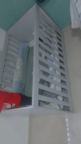 BERÇO QMOVI CINZA CLARO não entrego 