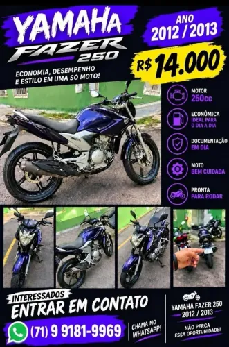 Moto fazer 250