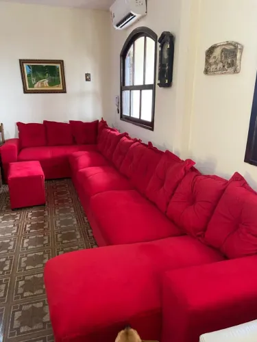 Sofá de canto L 10 lugares com chaise