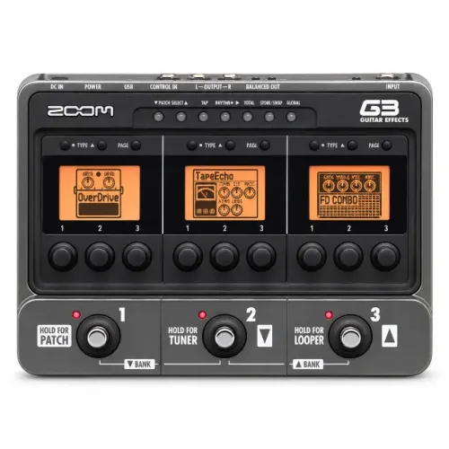 Pedaleira de guitarra ZOOM G3