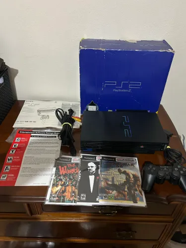 PlayStation 2 Fat Na Caixa com Modem 