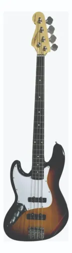 Contra Baixo Oneal Ojb-100 4 Cordas Oneal + Amplificador YUER YS-10B Transistor para baixo