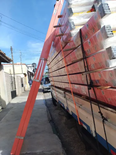 Escada Tesoura Acesso Duplo 4.80 MTS 16 Degraus Carga de Peso 120 Kg