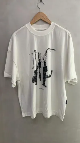 Camiseta The Saint Wide Shadow Off-White