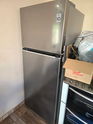 Geladeira LG inox 395 litros