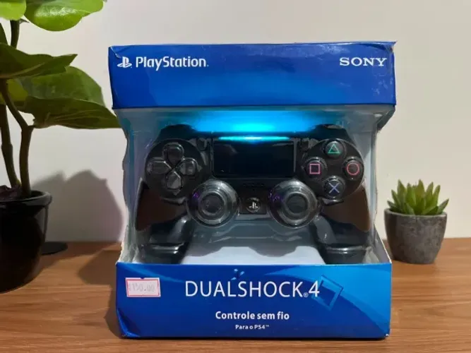 Controle PS4 DualShock 4 (Novo) PC Bluetooth+ Cabo USB