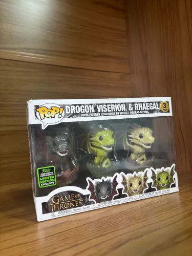 Funko Pop 3Pack Drogon, Viserion, Rhaegal 