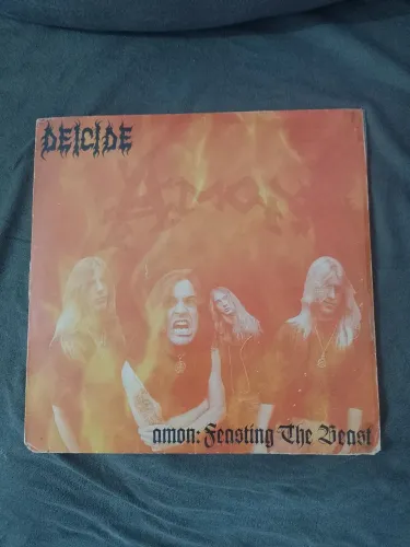 LP deicide / amon - feasting the beast 1993 - vinil original
