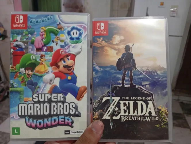 Super Mario Wonder e Zelda: Breath of the Wild