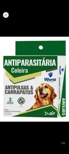 Coleira anticarrapato