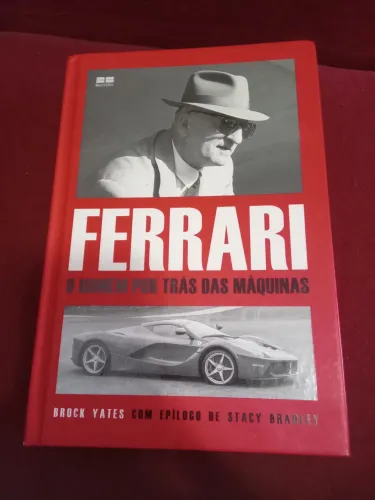 Livro Ferrari O Homem por Trás das Máquinas Brock Yates