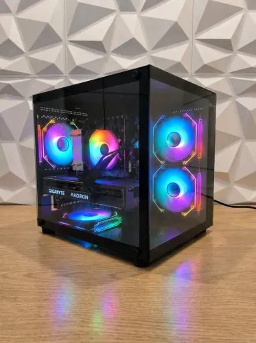 Pc Gamer Top - RX 7600 - 16GB DDR4 - Aceito Troca e Cartão 12x - Entrego