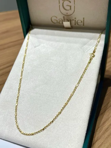 Cordão de ouro com 3g oco ( LOJA FÍSICA )
