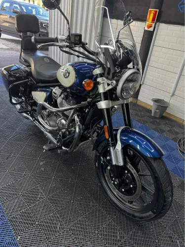 ROYAL ENFIELD SUPER METEOR 650 CELESTIAL BLUE