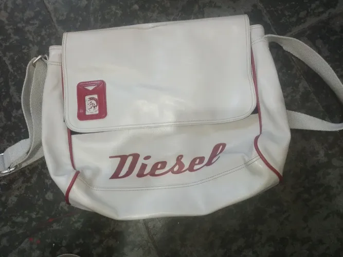 Bolsa vintage Diesel original alça ajustável 29x37